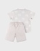 Baby pyjama, jacquard katoen