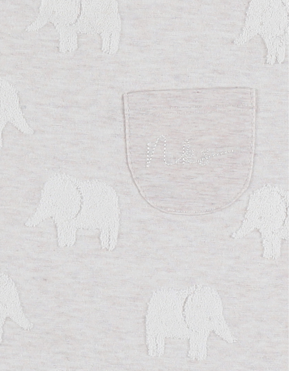 Baby pyjama, jacquard katoen