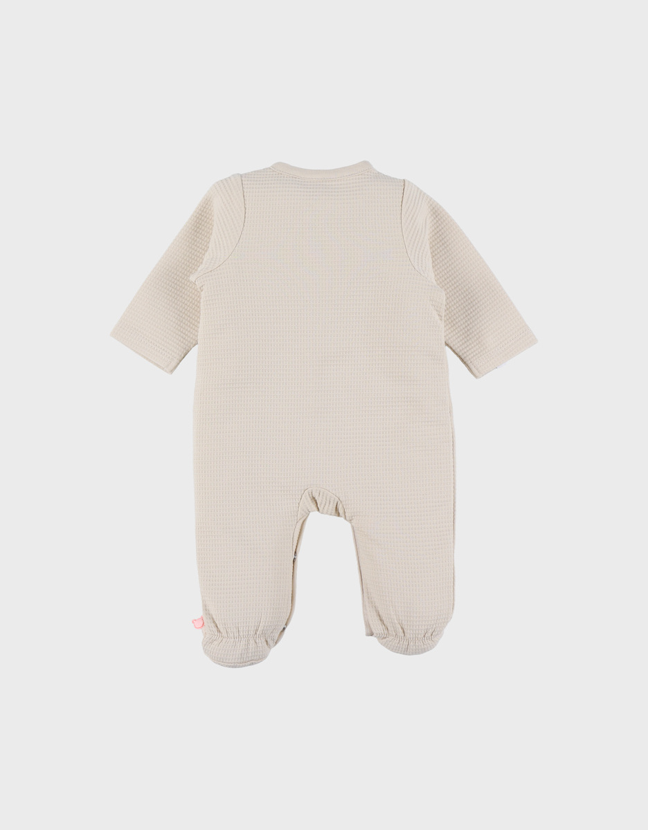 Pyjama dors-bien en coton beige