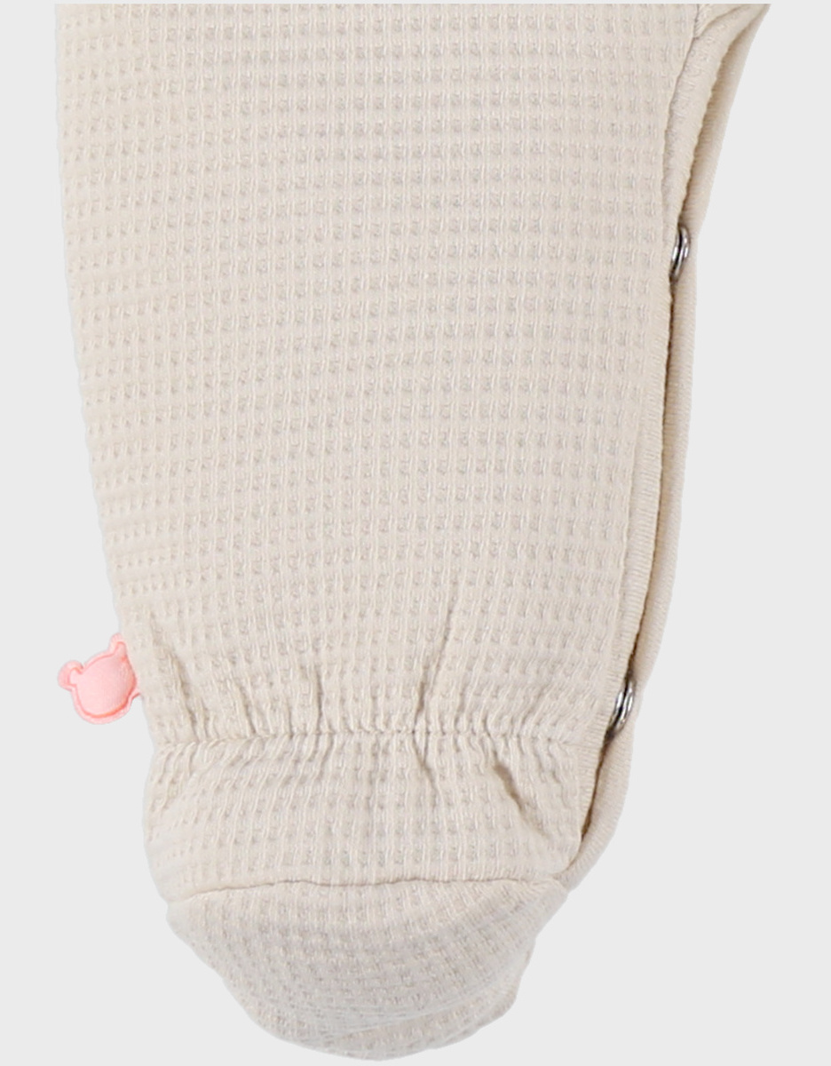 Pyjama dors-bien en coton beige