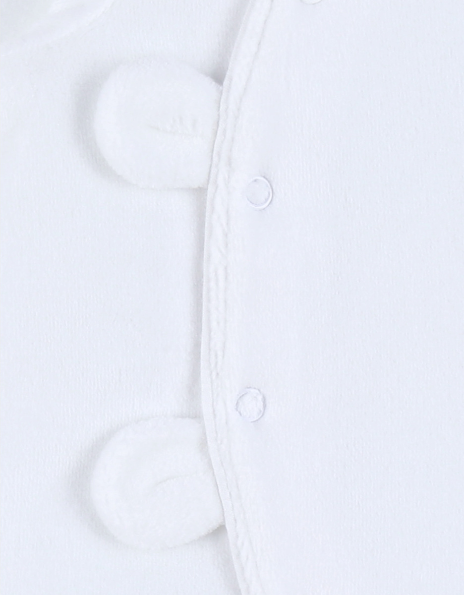 Pyjama dors-bien en velours blanc