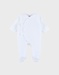 Pyjama dors-bien en velours blanc