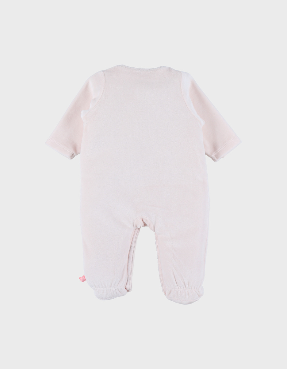 Pyjama dors-bien en velours rose