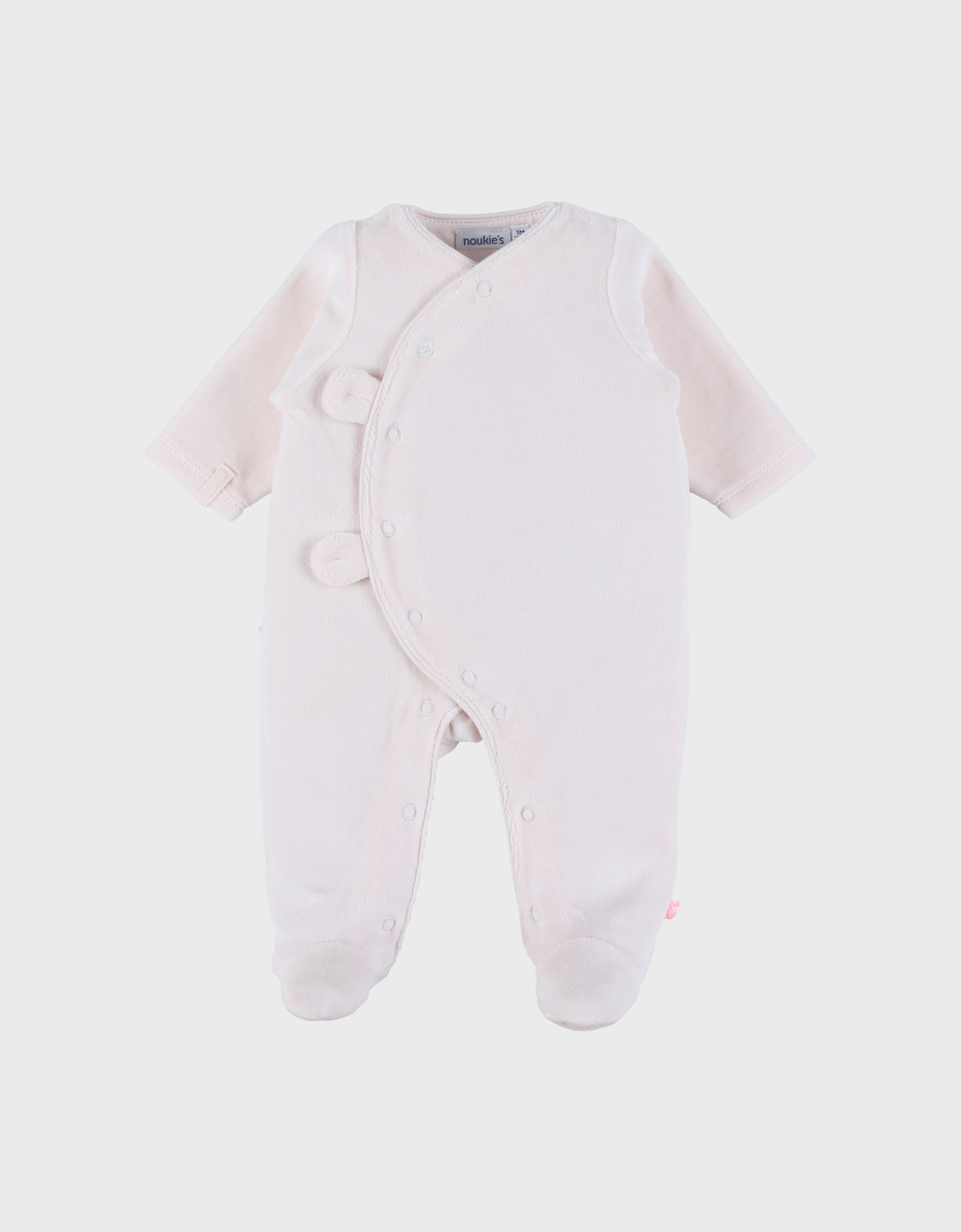 Pyjama dors-bien en velours rose