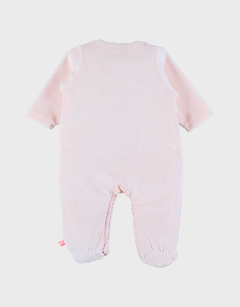 Pyjama dors-bien en velours rose