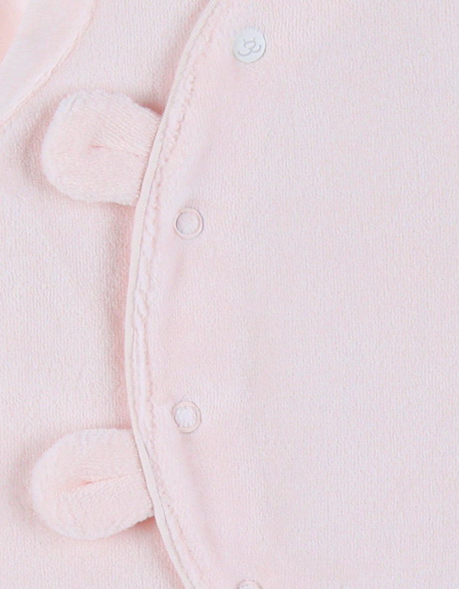 Pyjama dors-bien en velours rose
