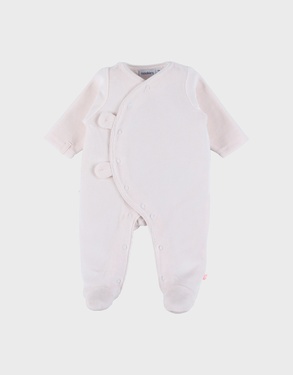 Pyjama dors-bien en velours rose