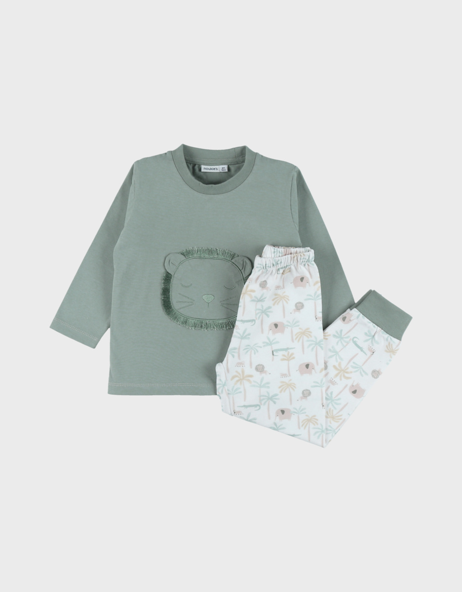 Baby pyjamas, printed jersey
