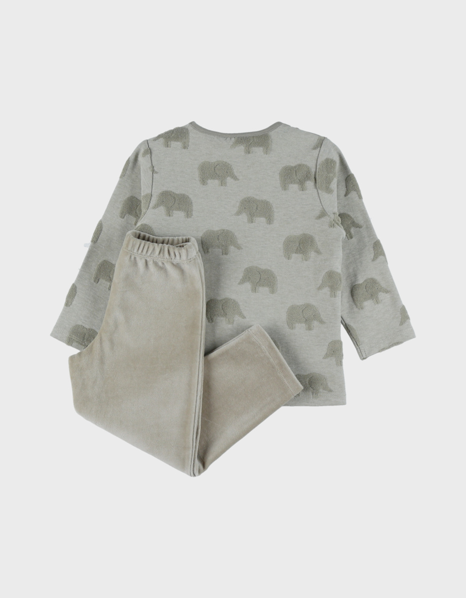 Baby pyjamas, jacquard cotton
