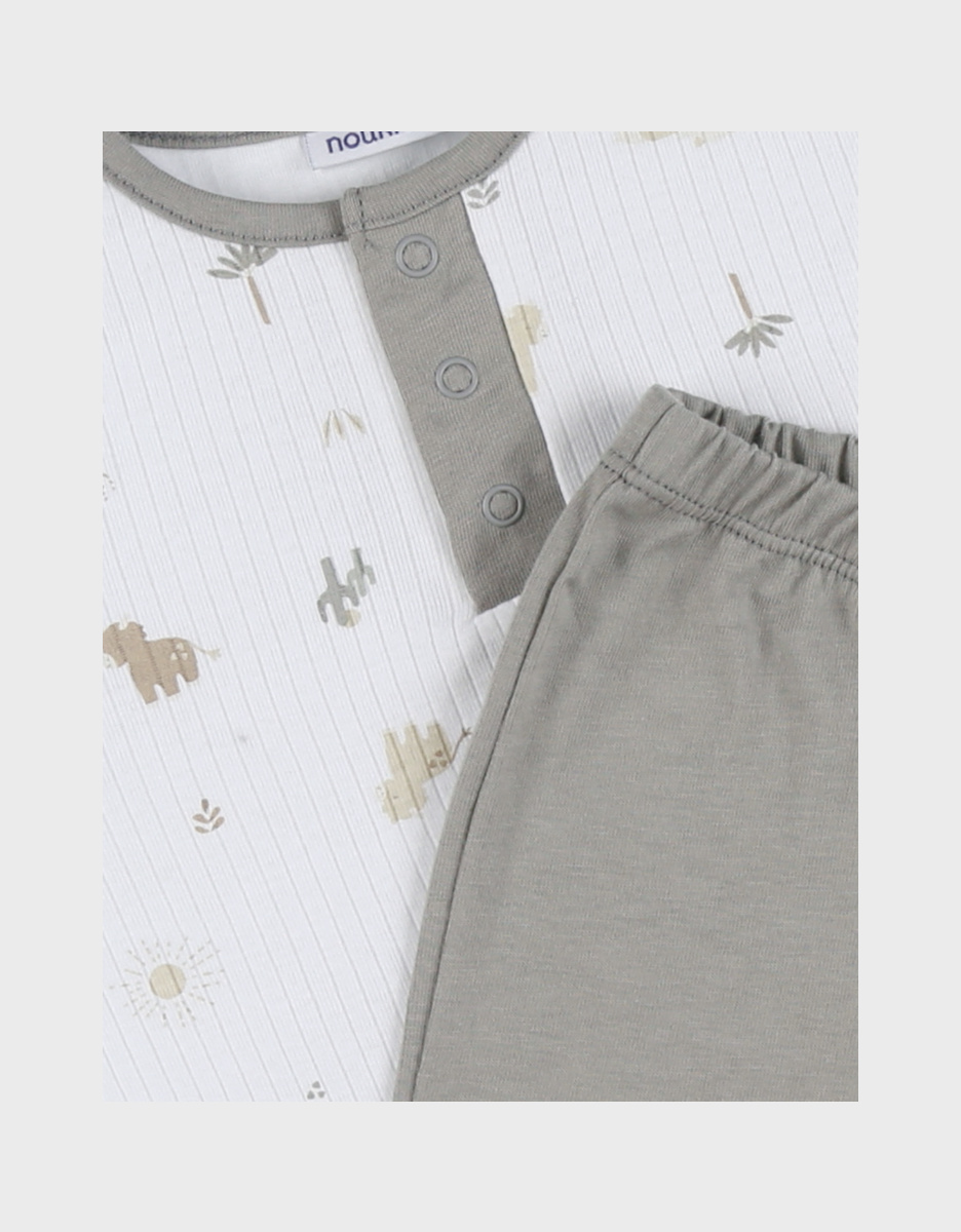 Baby pyjamas, printed jersey
