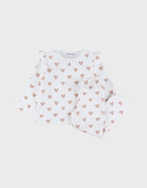 Baby pyjamas, printed velour