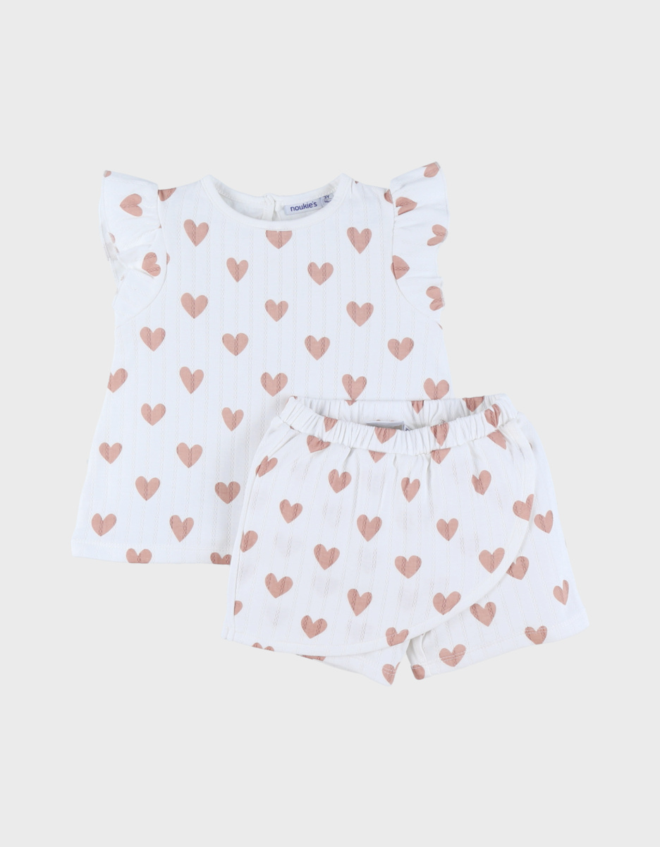 Baby pyjamas, pointelle cotton