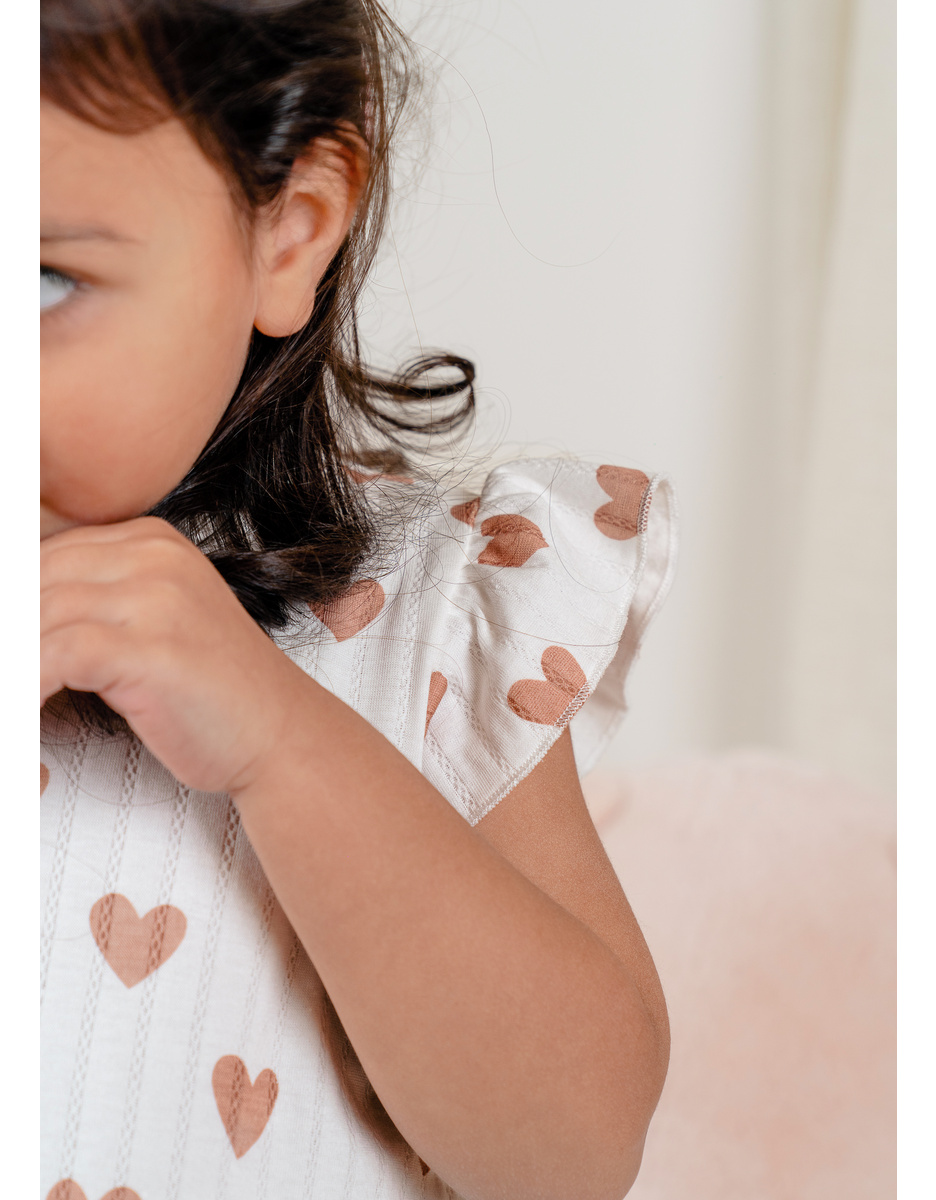 Baby pyjamas, pointelle cotton