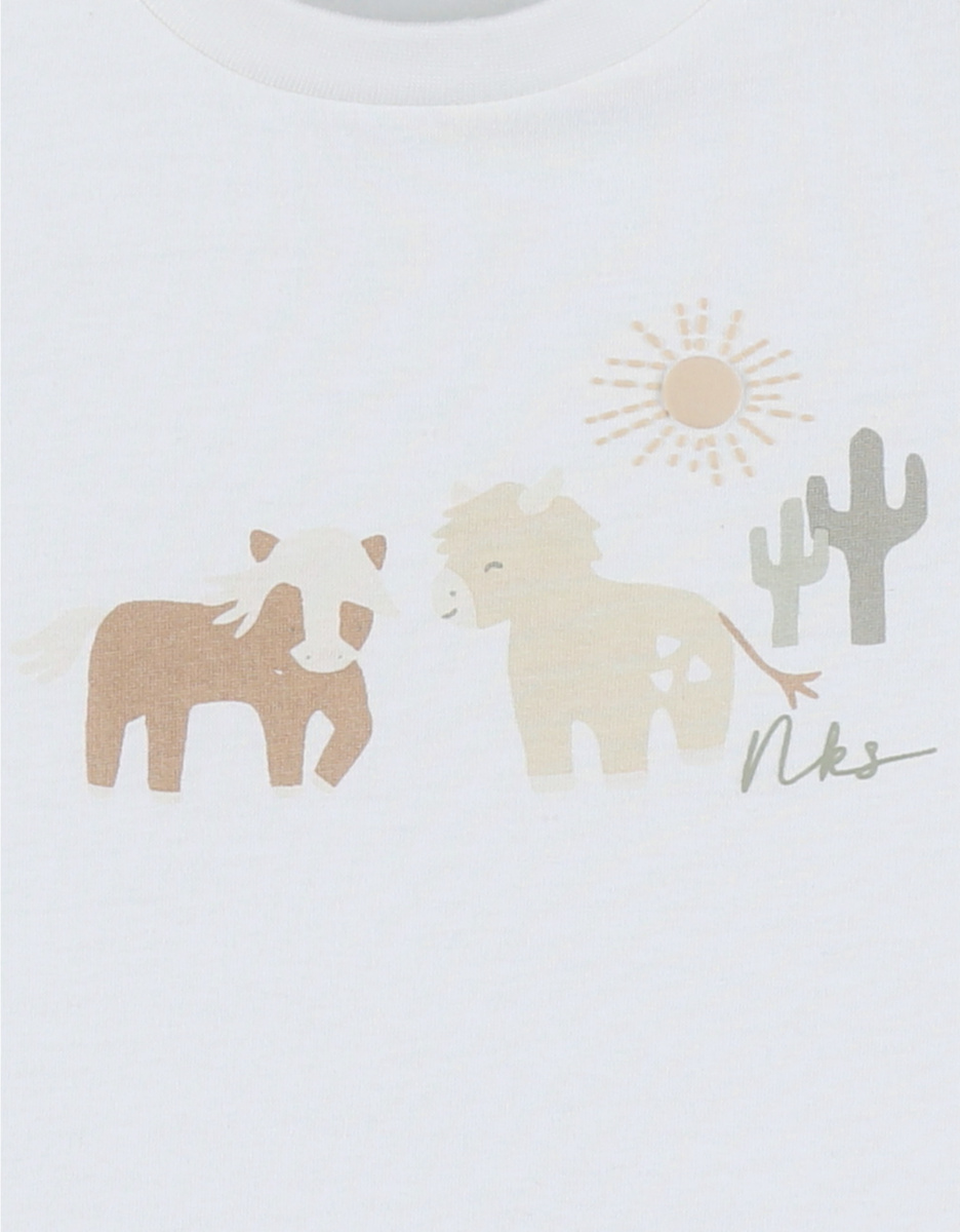 Baby pyjamas, printed cotton