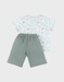 Baby pyjamas, printed cotton