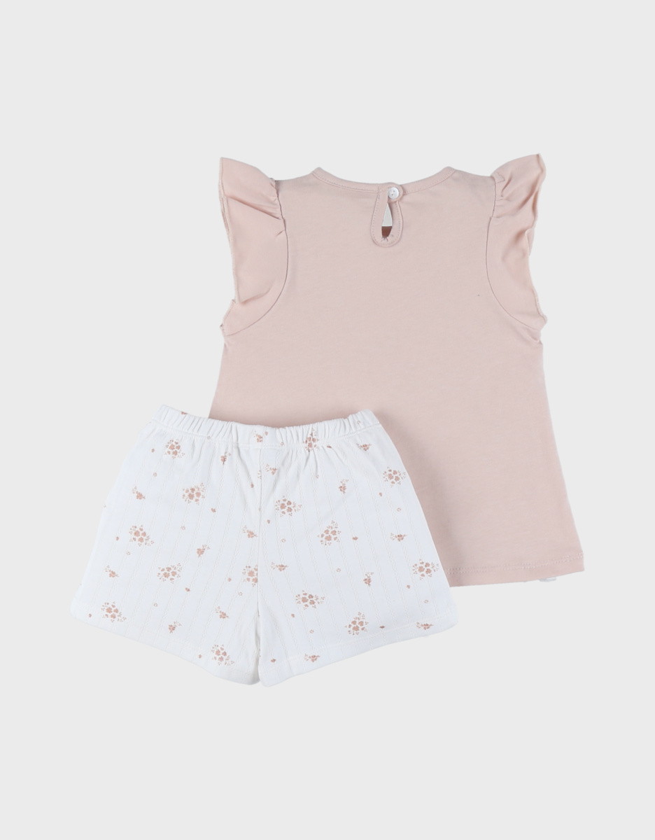 Baby pyjamas, pointelle cotton