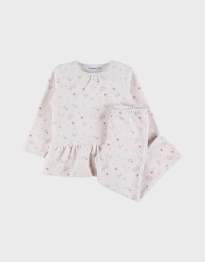 Baby pyjamas, printed velour