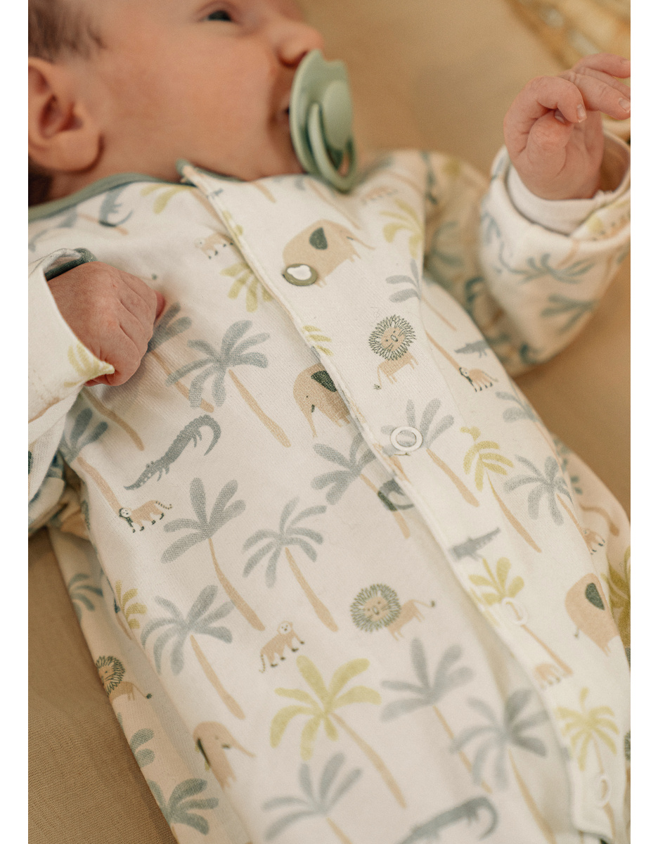 Set of 2 baby pyjamas, velour