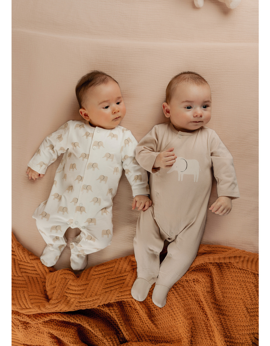 Set of 3 baby pyjamas, jersey