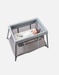 Travel cot with bassinet, grey