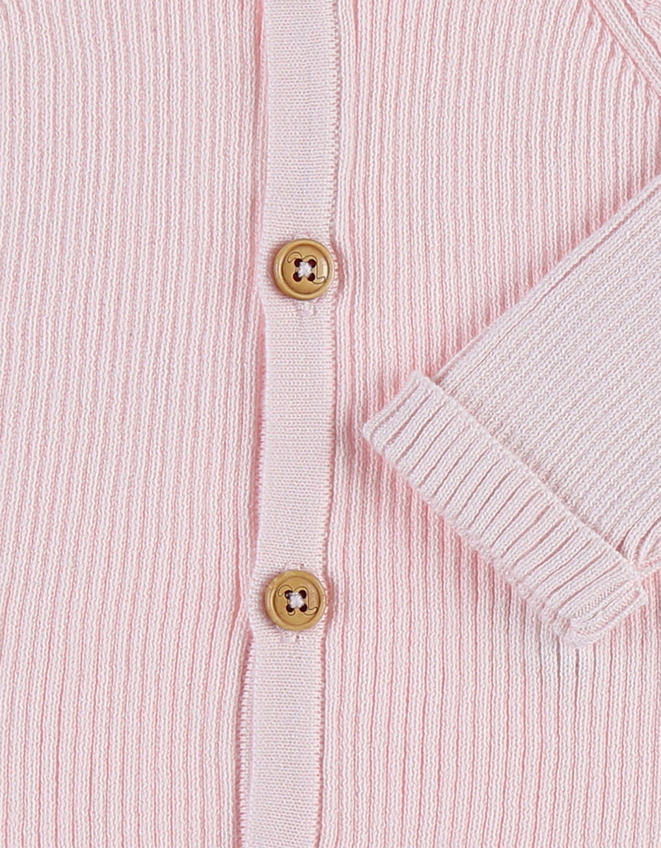 Cardigan en tricot, rose clair