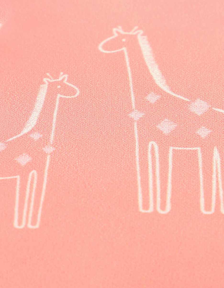 Water-repellent canvas footmuff, pink