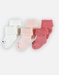 3 pairs of foam socks, pink