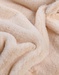Couverture promenade longs poils, beige