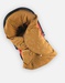 Organic jersey walking blanket, ochre