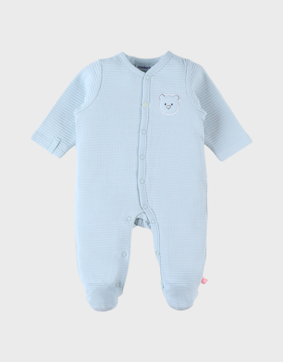 Organic jersey sleep-well pyjamas, aqua green