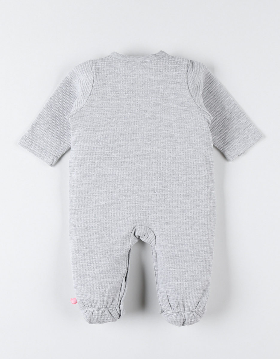 Pyjama dors-bien en jersey, gris