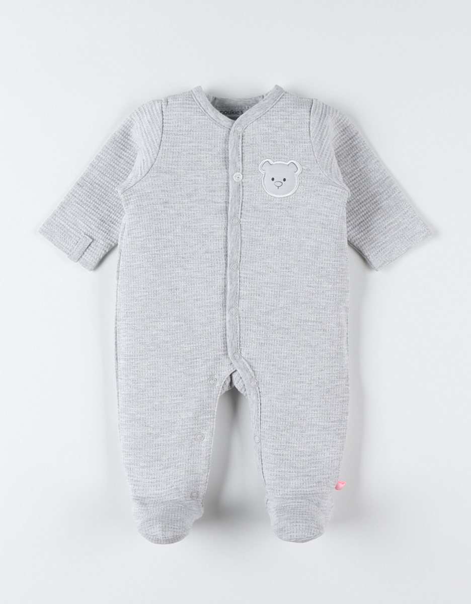 Sleep-well pyjama in jersey, grey