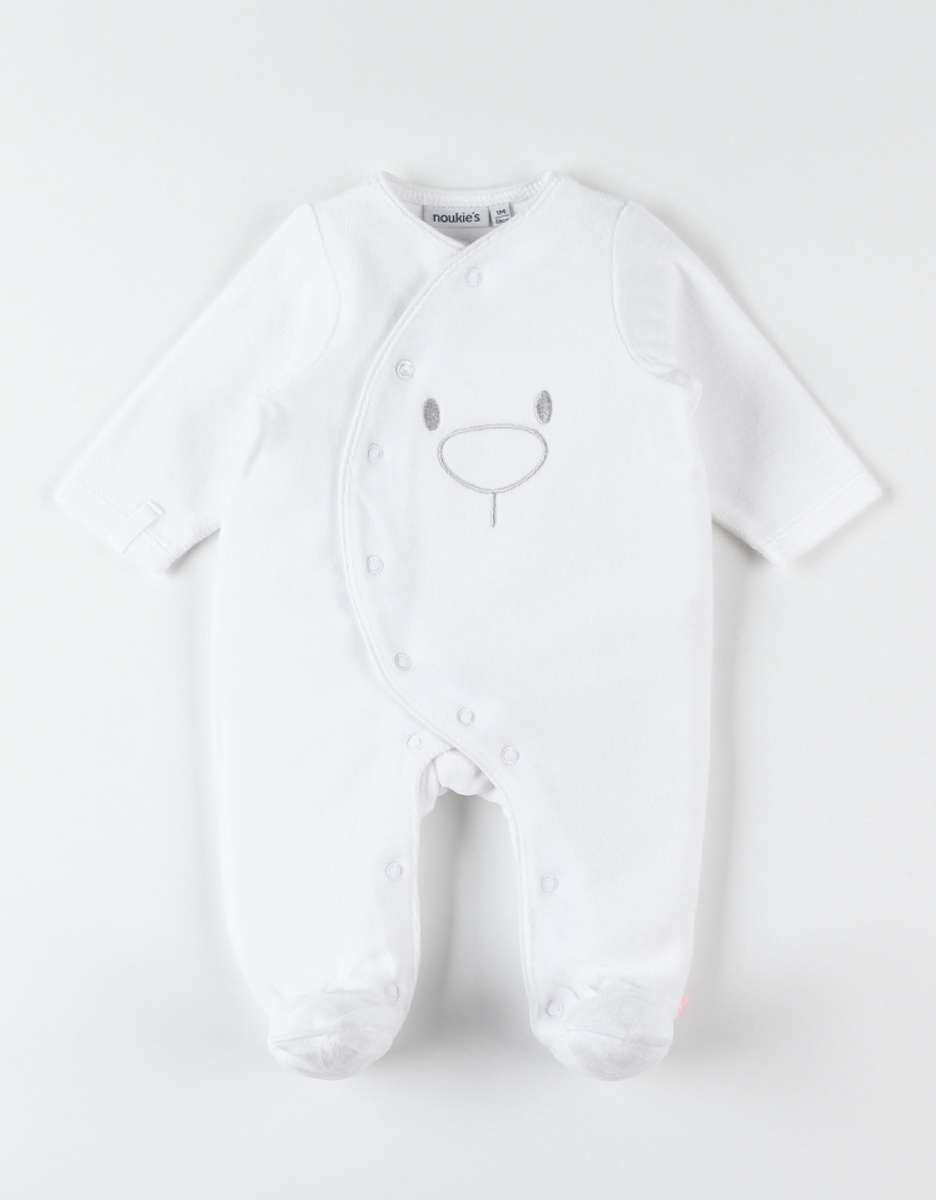 White velvet sleep pyjamas