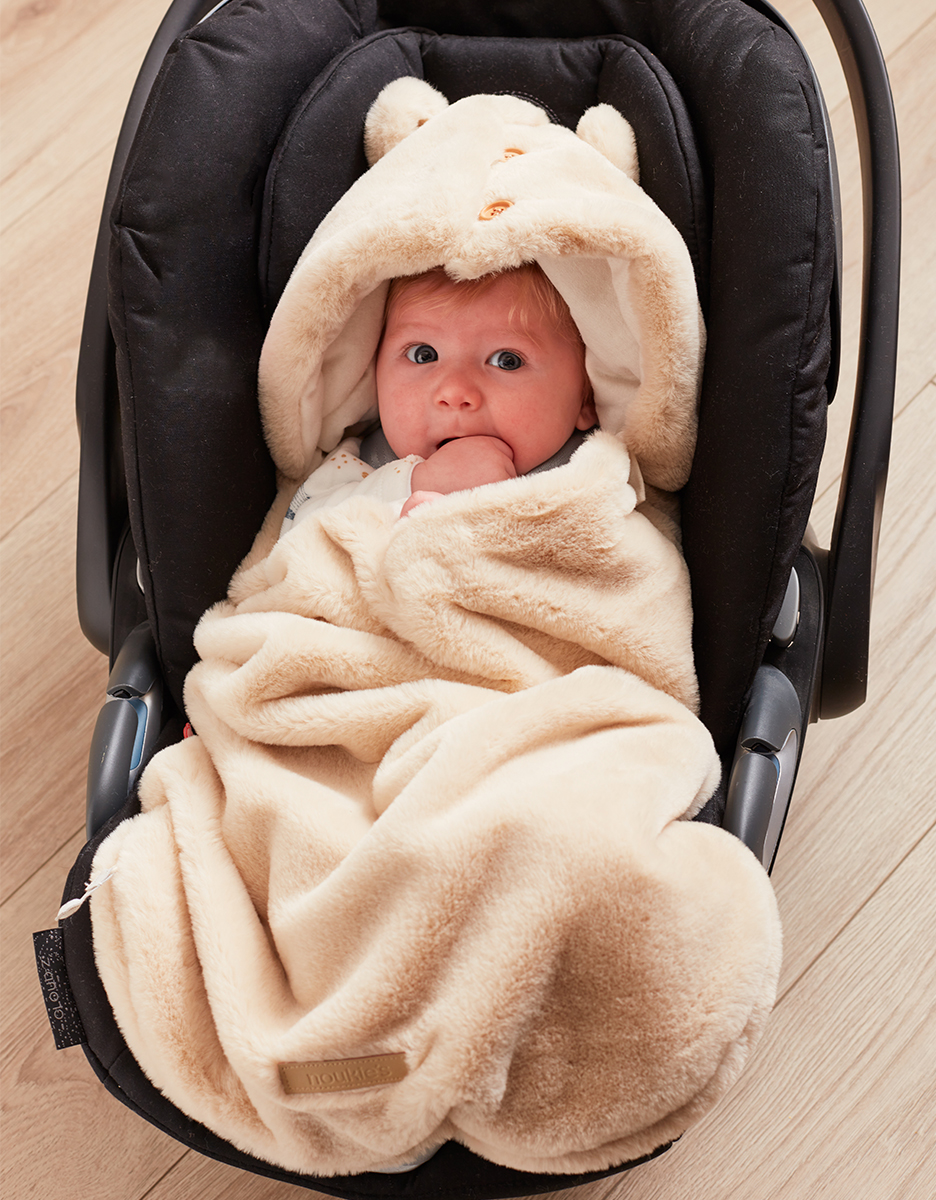 Namaakbont engelennestje, beige