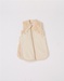 Faux fur 50 cm sleeping bag, beige
