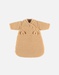 Gigoteuse 50 cm en teddy, camel