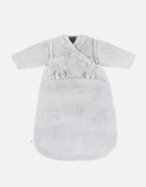 Faux fur 70 cm sleeping bag, grey
