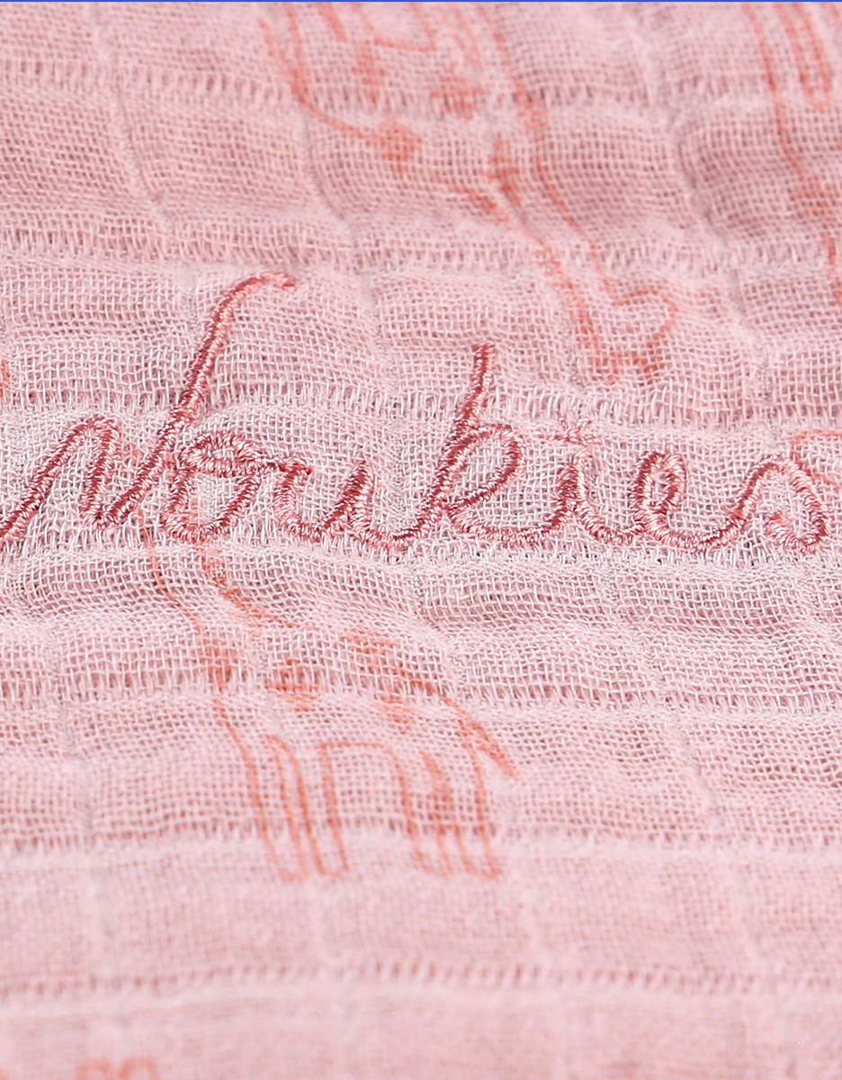 Housse de couette 100 x 140 cm veloudoux mousseline – Lina & Joy de Noukies