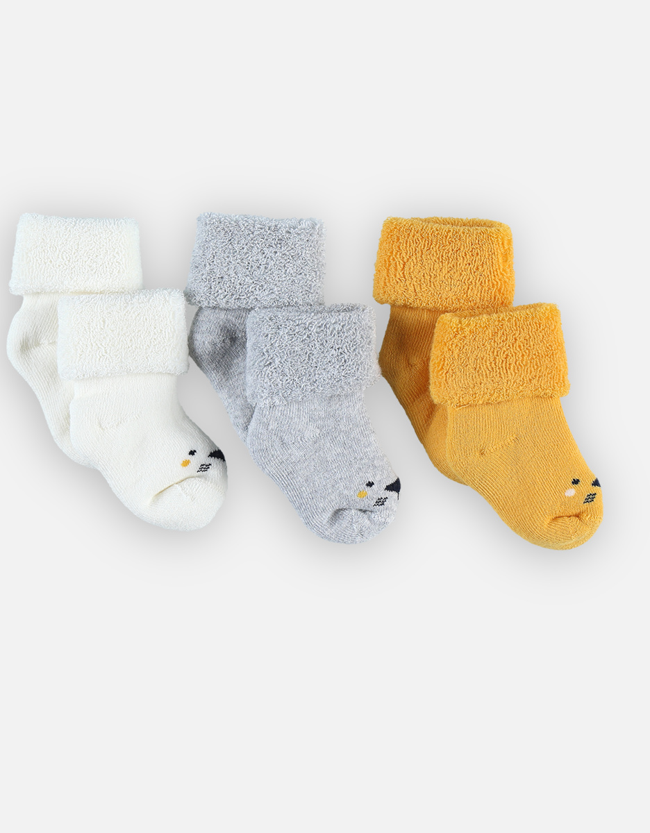 Gele schuimrubberen pantoffeldoos