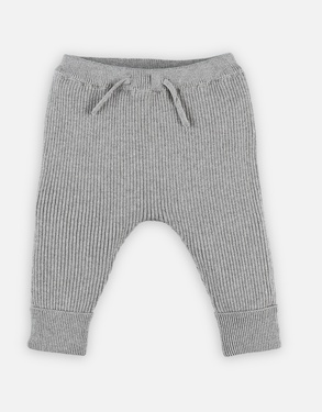 M&M grey organic knitted leggings