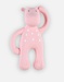 Lola natural rubber bath and teething toy, light pink