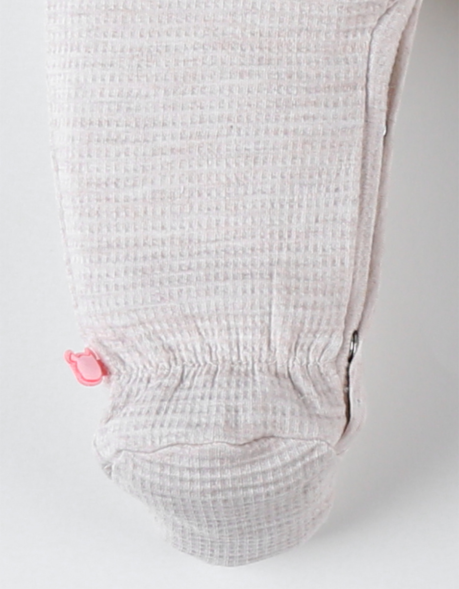 Jersey 1-delige pyjama, beige