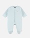 Bio jersey babypyjama, aqua groen