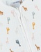 90-110 cm BIO mousseline slaapzak met giraffenprint, ecru