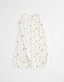 70 cm organic muslin sleeping bag with giraffe print, off-white