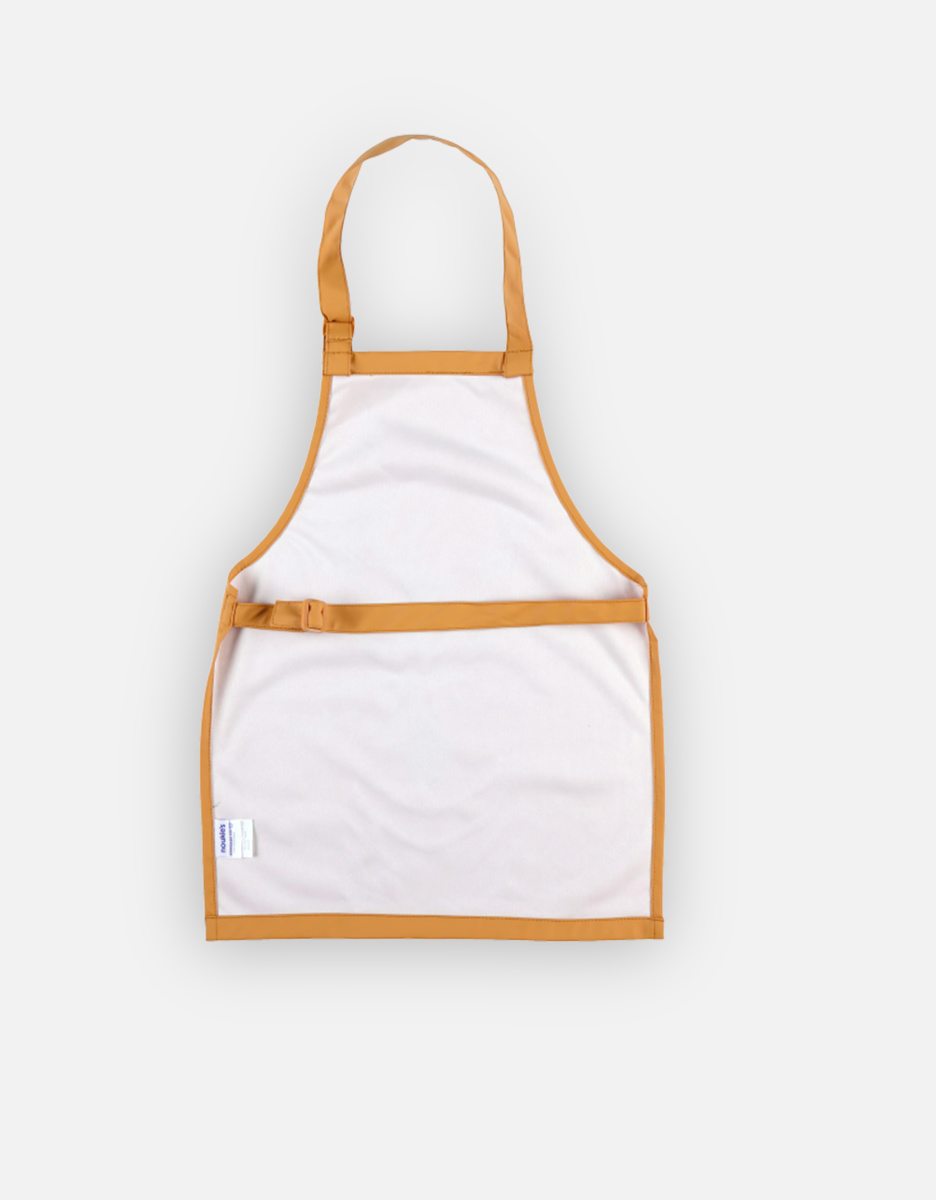 Canvas junior apron, ochre