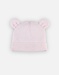 Knitted beanie, light pink