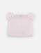 Bonnet en tricot, rose clair