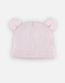 Bonnet en tricot, rose clair