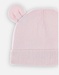 Bonnet en tricot, rose clair